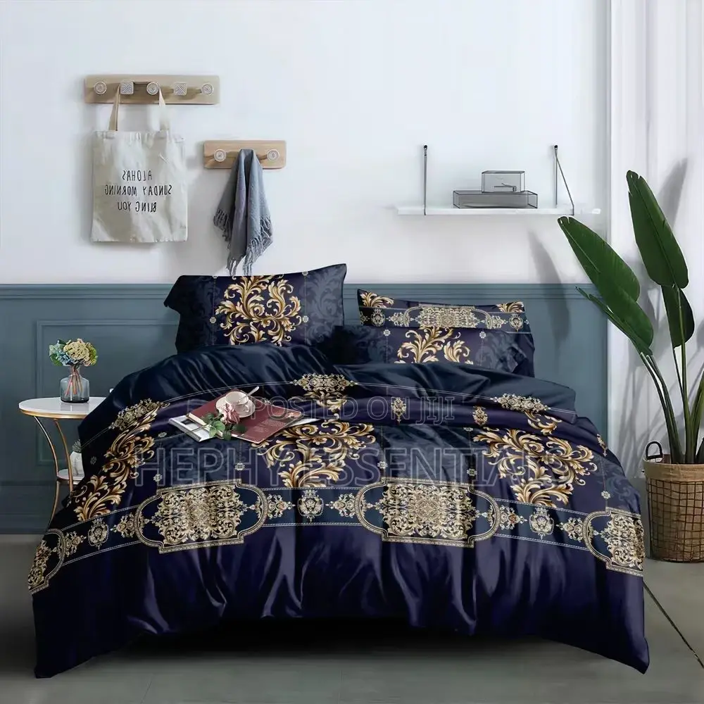 Standard Duvet, Bedsheet With 4 Pillow Cases