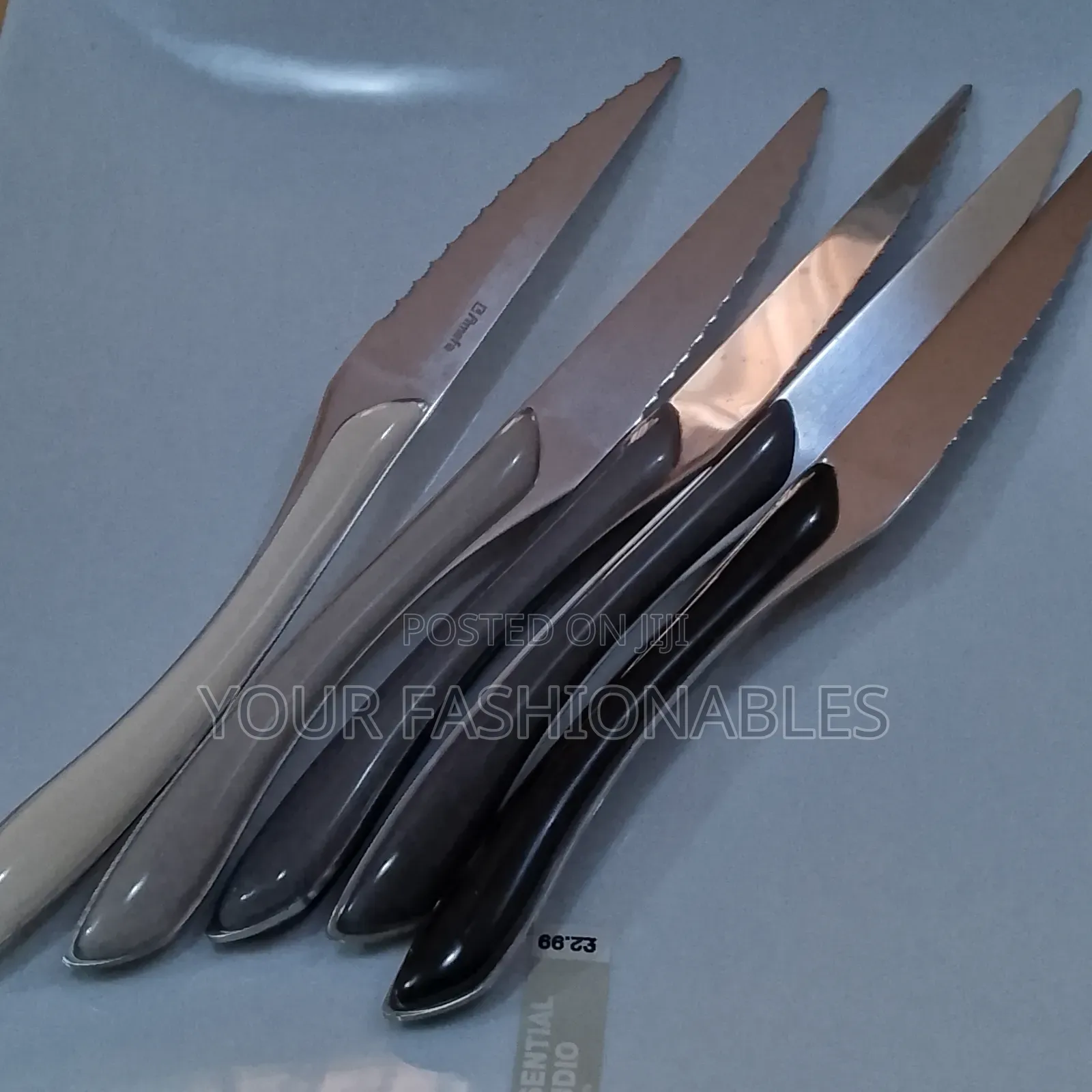 Amefa Uk White to Black Gradient Cutlery Set