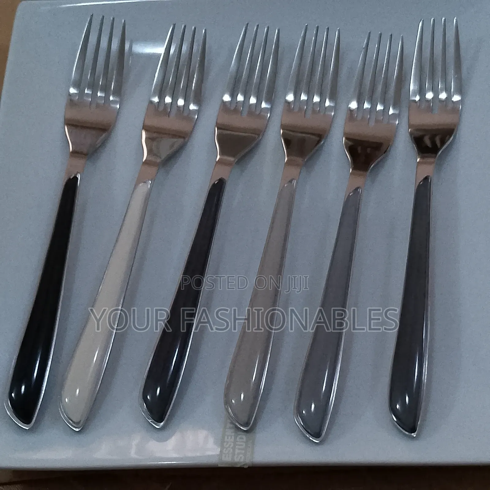 Amefa Uk White to Black Gradient Cutlery Set