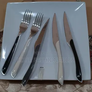 Amefa Uk White to Black Gradient Cutlery Set