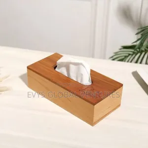 Tone Color Wooden Tissue Holder Box