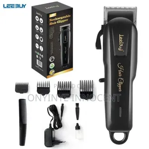 Leeby Professional Rechargeable Hair Clipper – Complete Grooming Kit