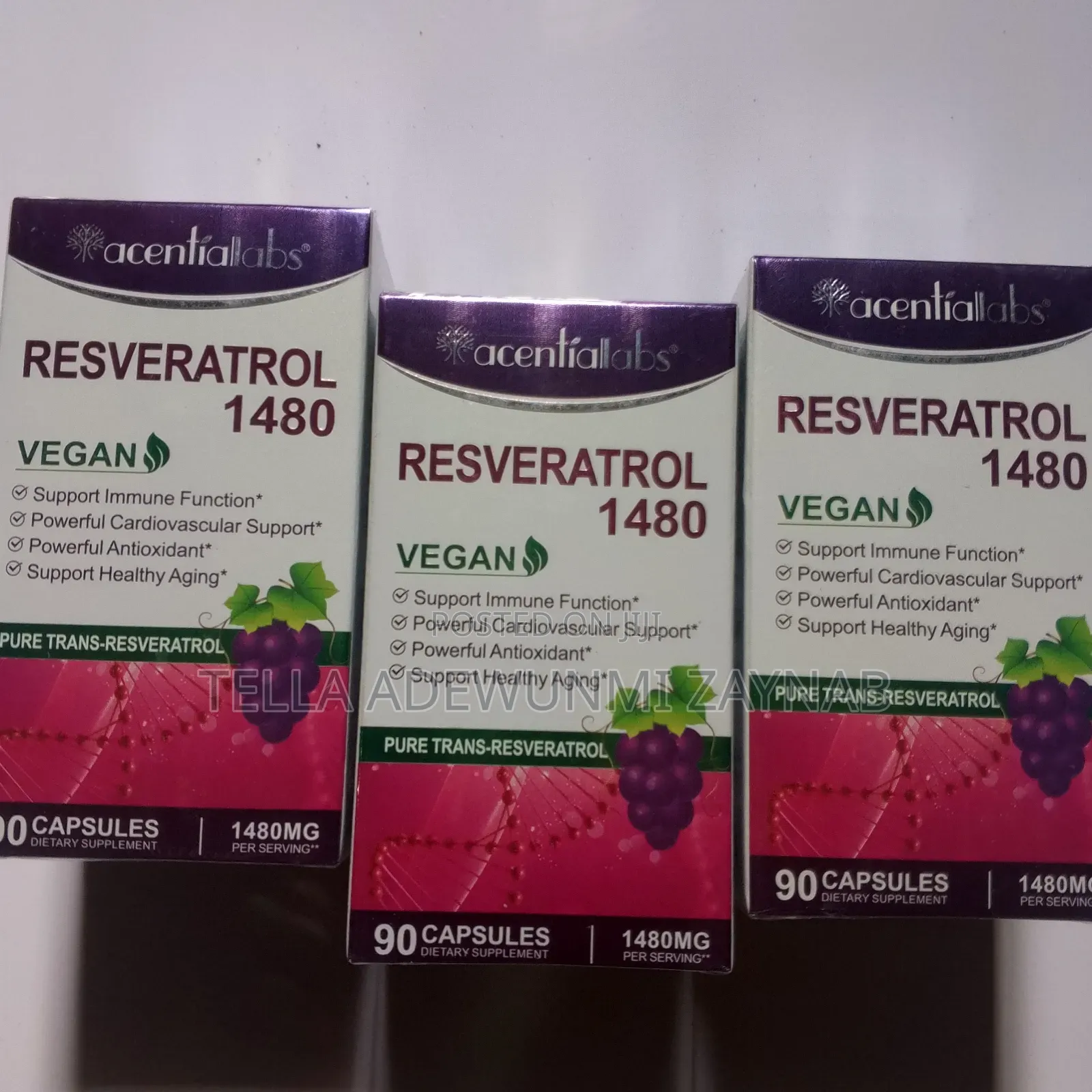 Resveratrol Capsule 1480mg -90 Capsule