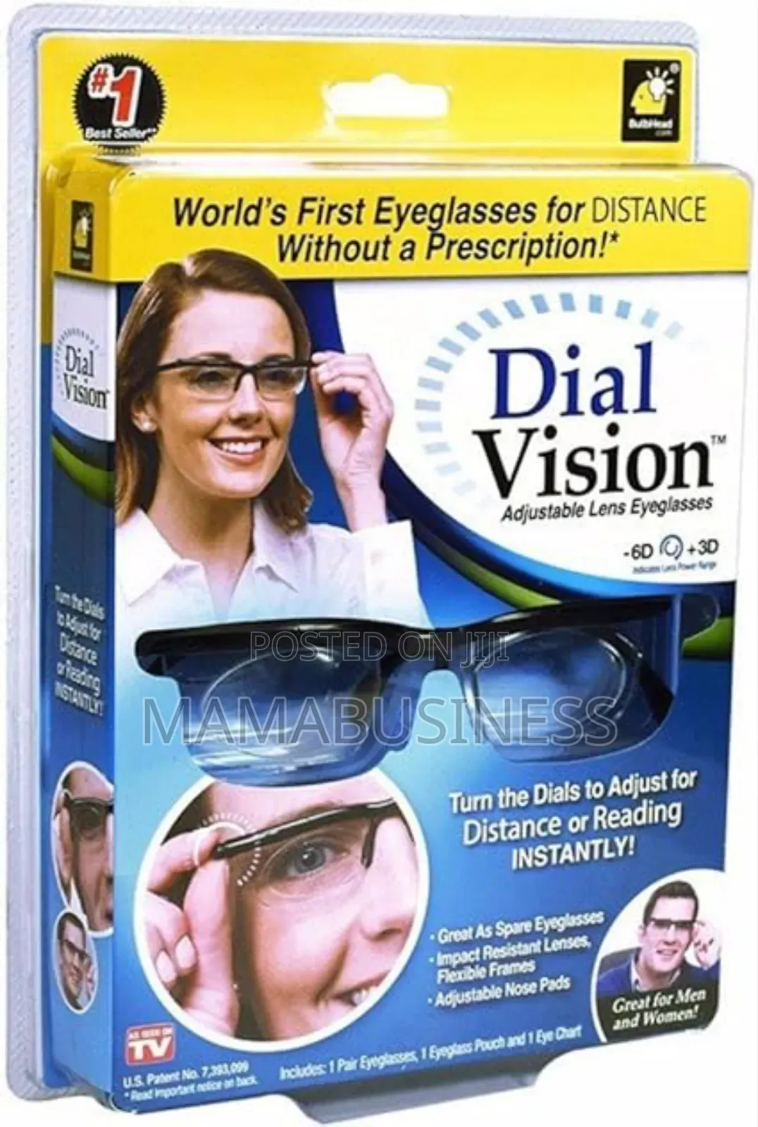 Adjustable Dial Vision Glass