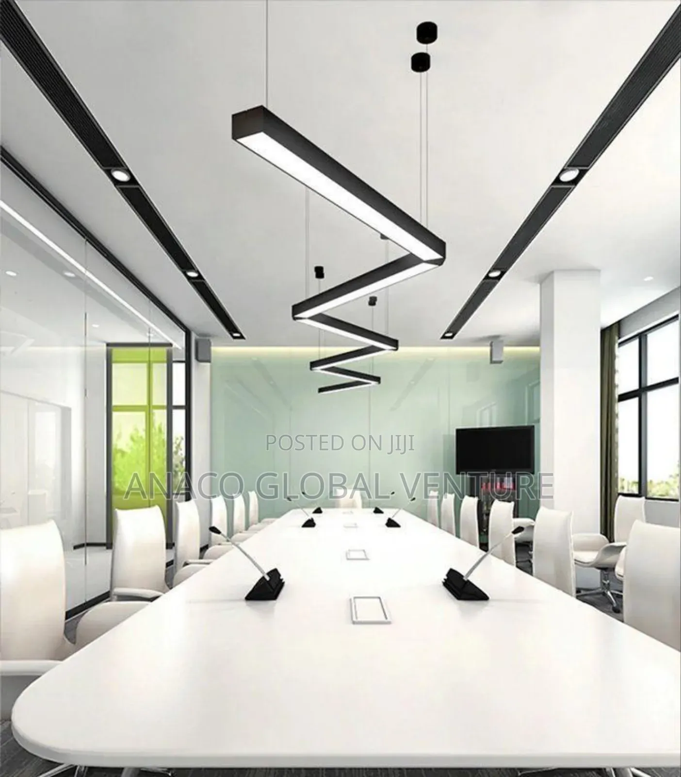 Led Linear Light 36w Black Body White Light