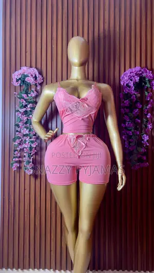 V Lace Pajamas Set