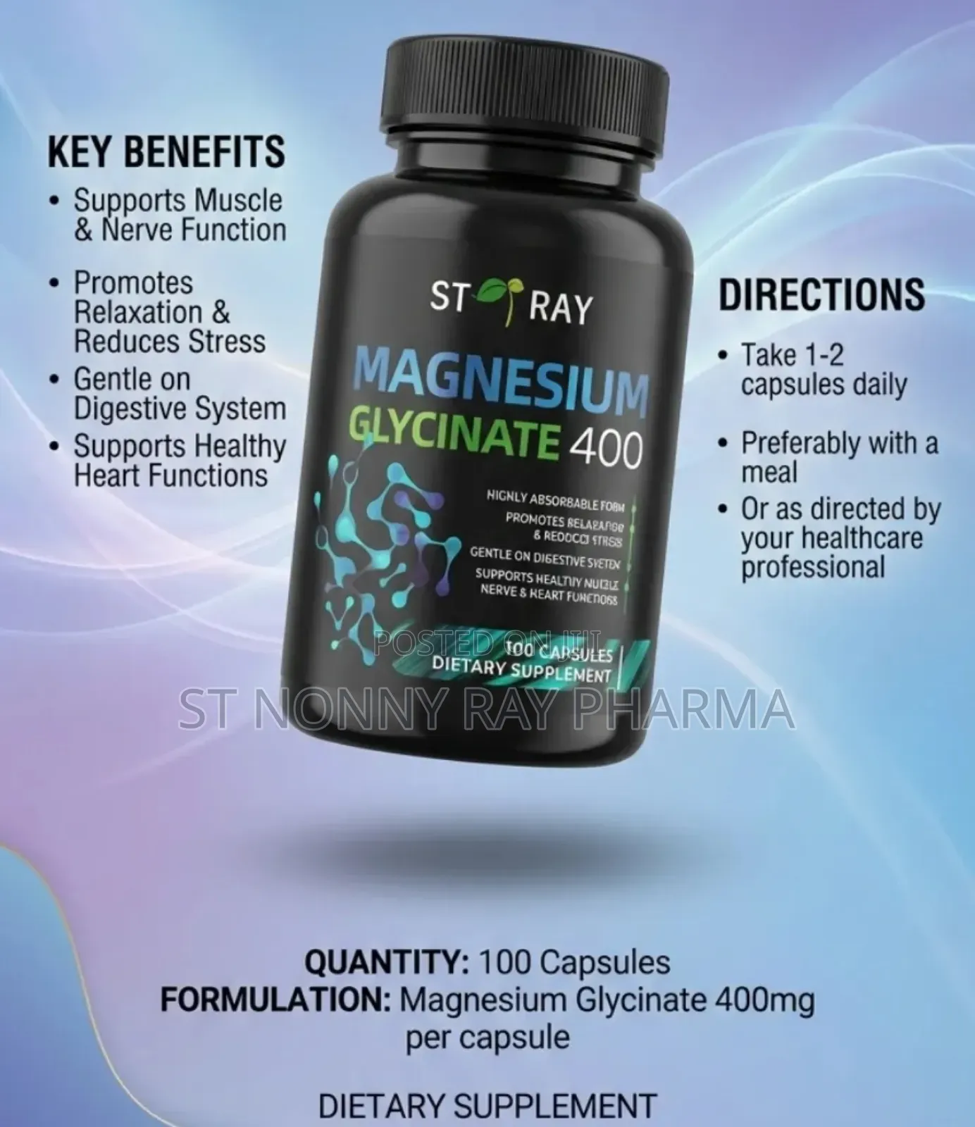 Magnesium Glycinate 400mg