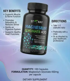 St Ray Magnesium Glycinate 400mg