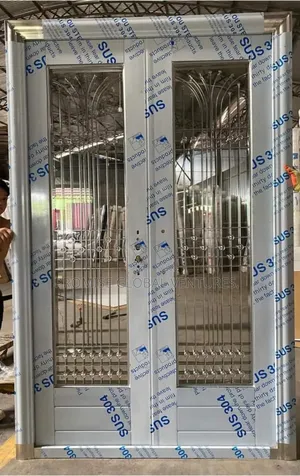 Standard Silver Glass Door