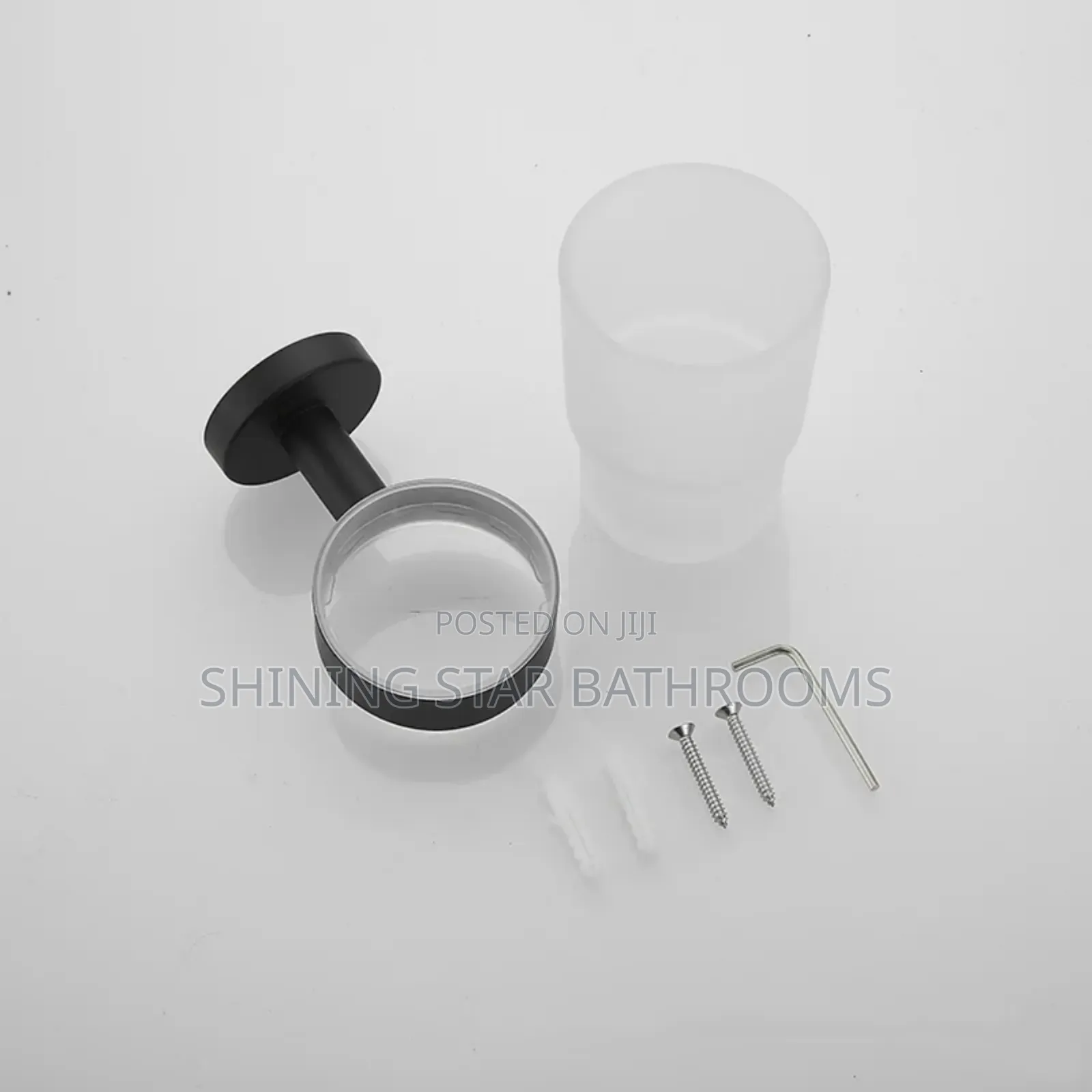 Black Ceramic Cup Holder