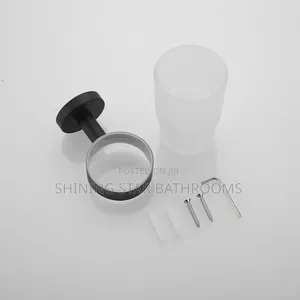 Black Ceramic Cup Holder