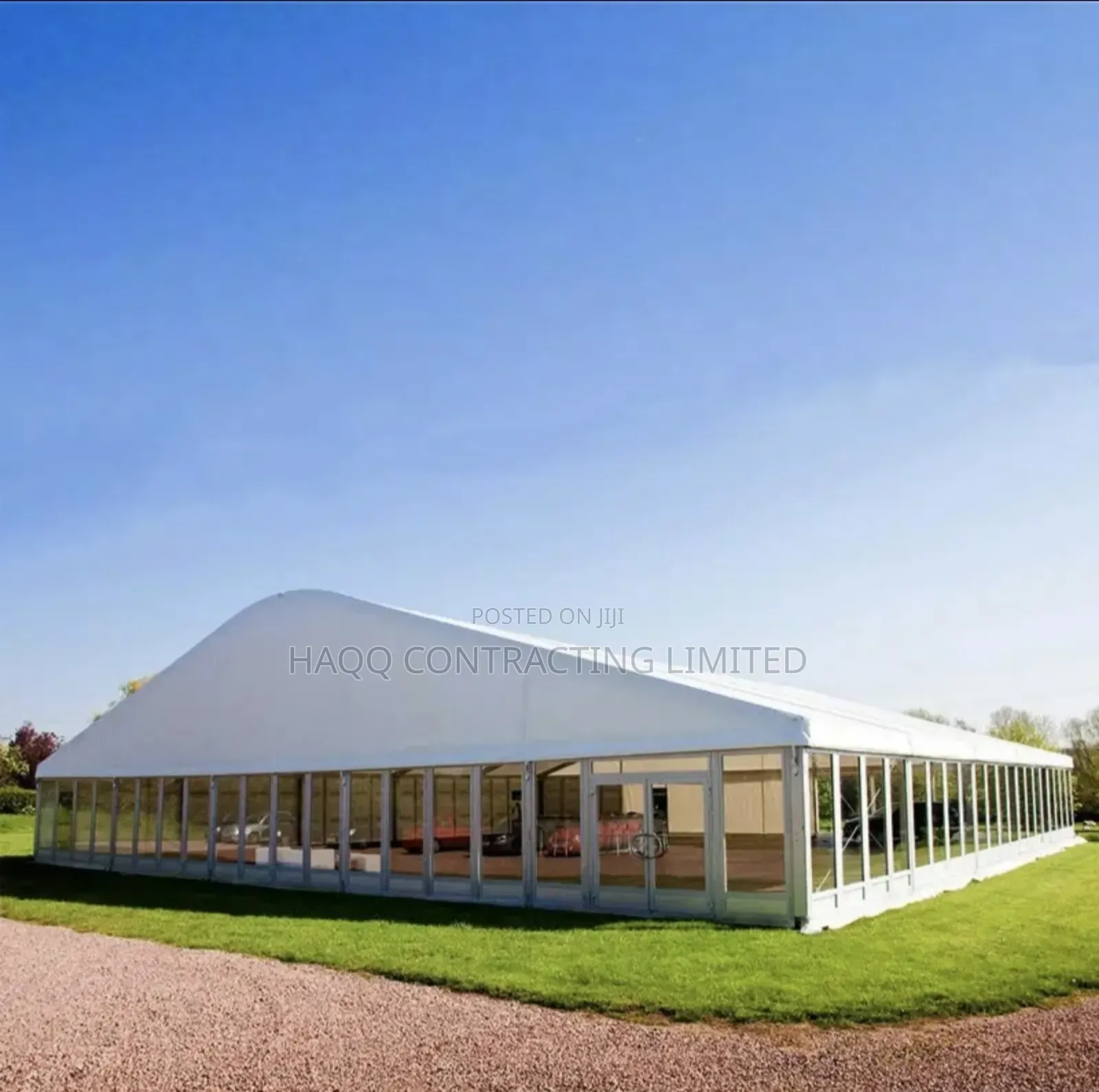 Steel Arcum Structure Marquee Tent With Lining