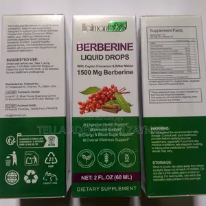 Berberine Liquid Drops 1500mg -Reduces Sugar Level