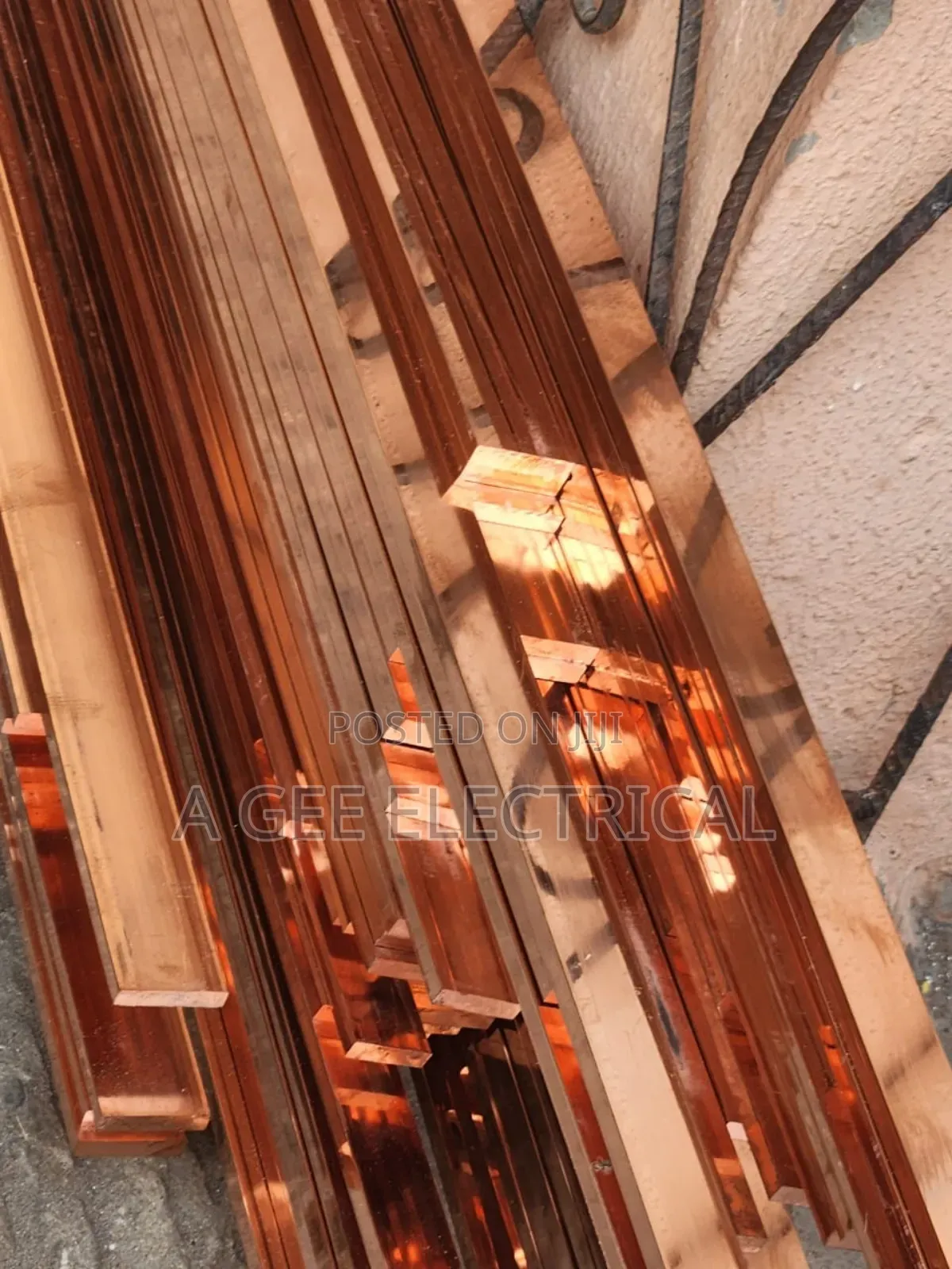 120mm X 10mm Copper Earth Bar