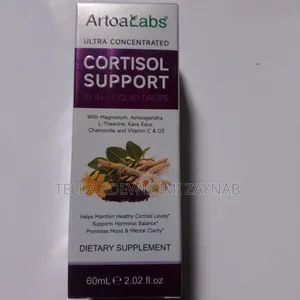 Cortisol Support Drops -Reduces Stress, Anxiety Level -60ml