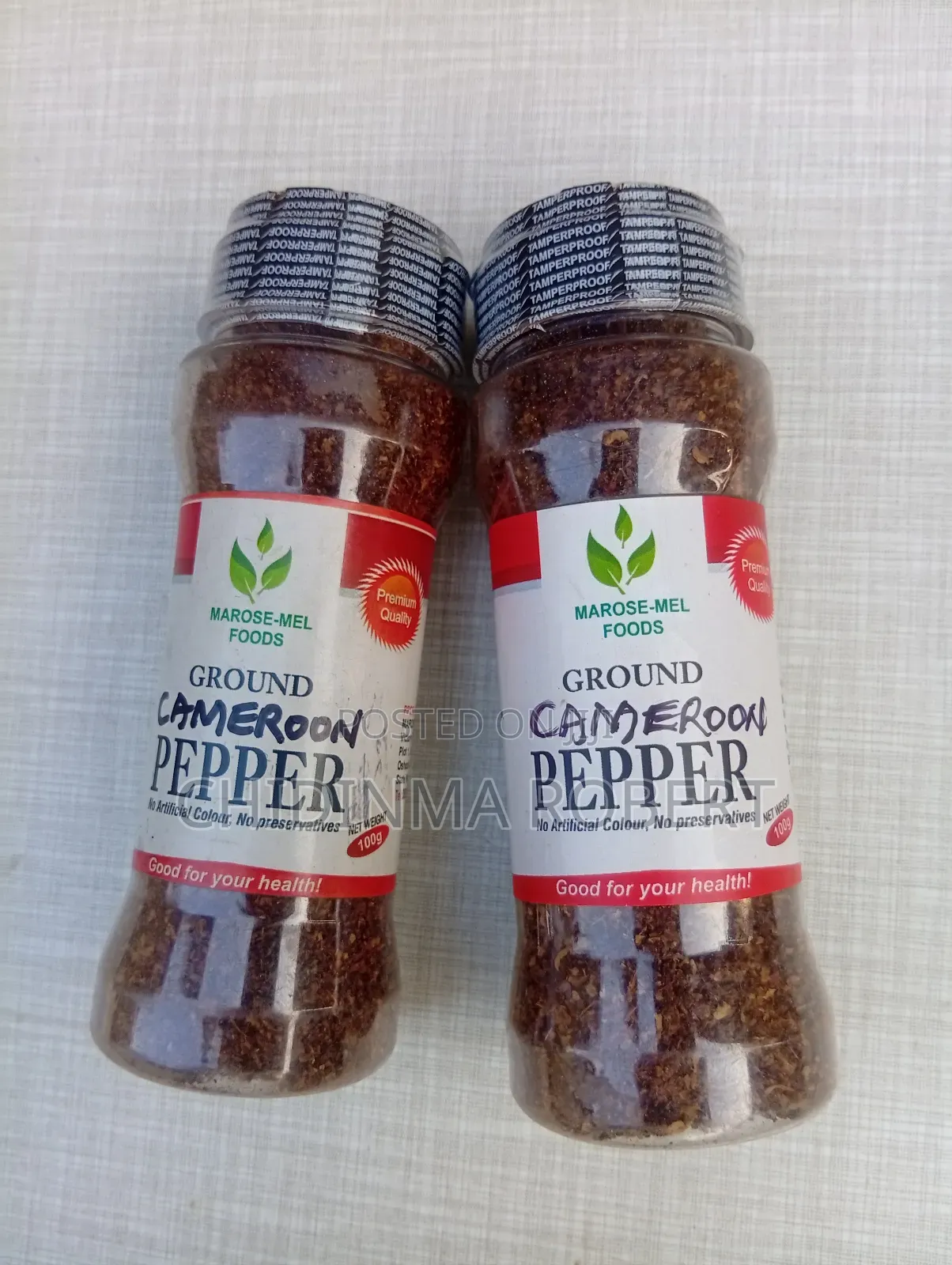 Hot Cayenne and Cameron Pepper