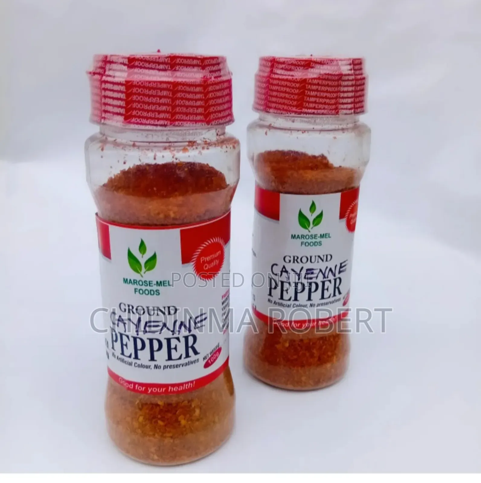 Hot Cayenne and Cameron Pepper