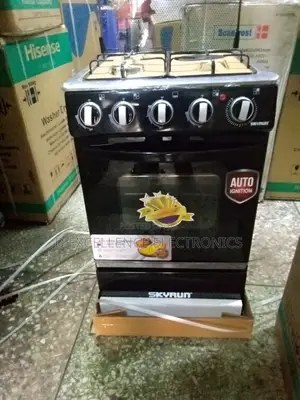Skyrun Gas Cooker Siver 4burner 3gas 1electric 1year Warranty