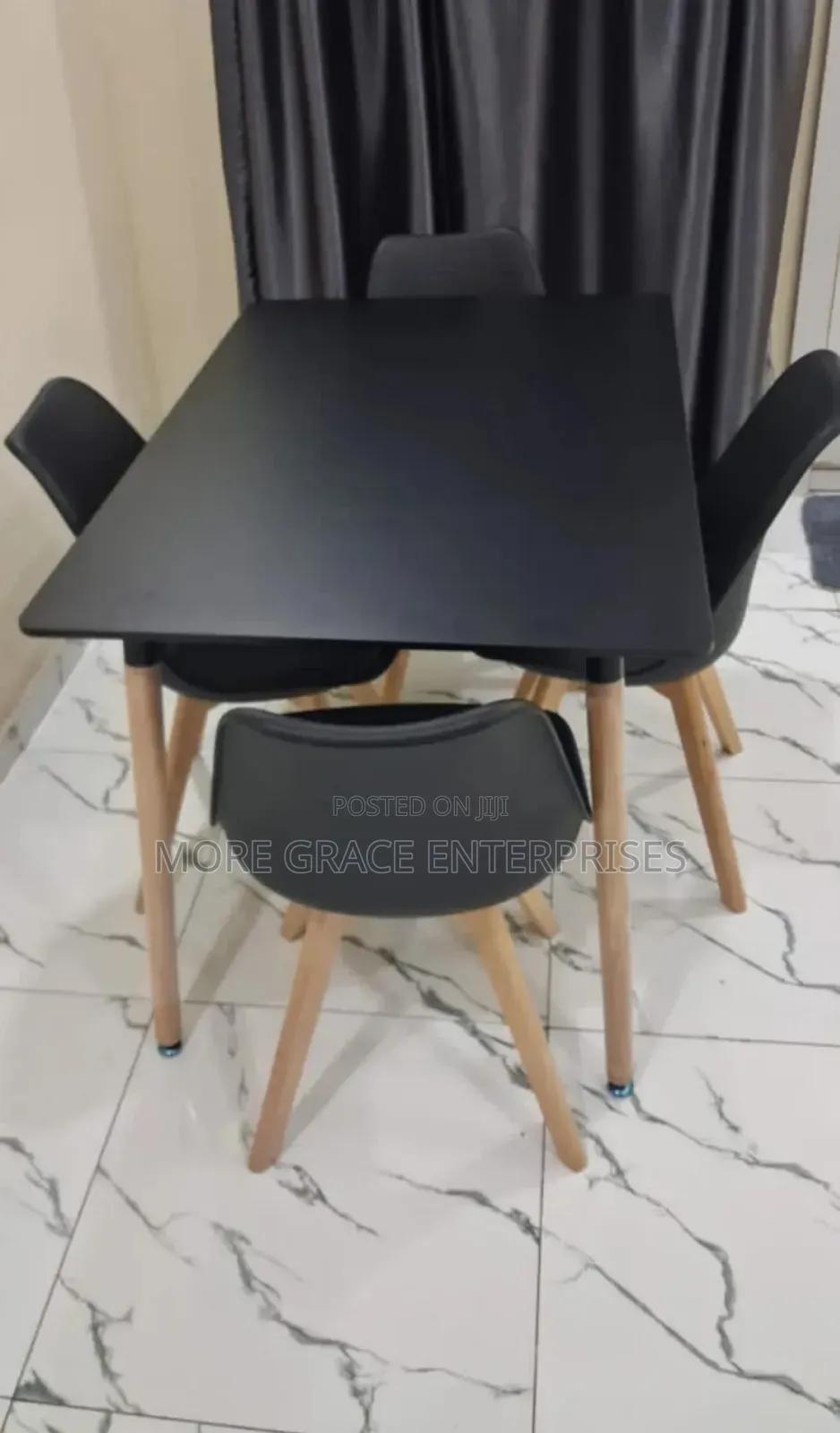 Cute Dining Set With Padded Seat.