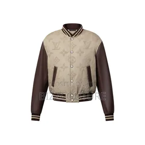 Original Louis Vuitton Leather Varsity Jacket Available in Store