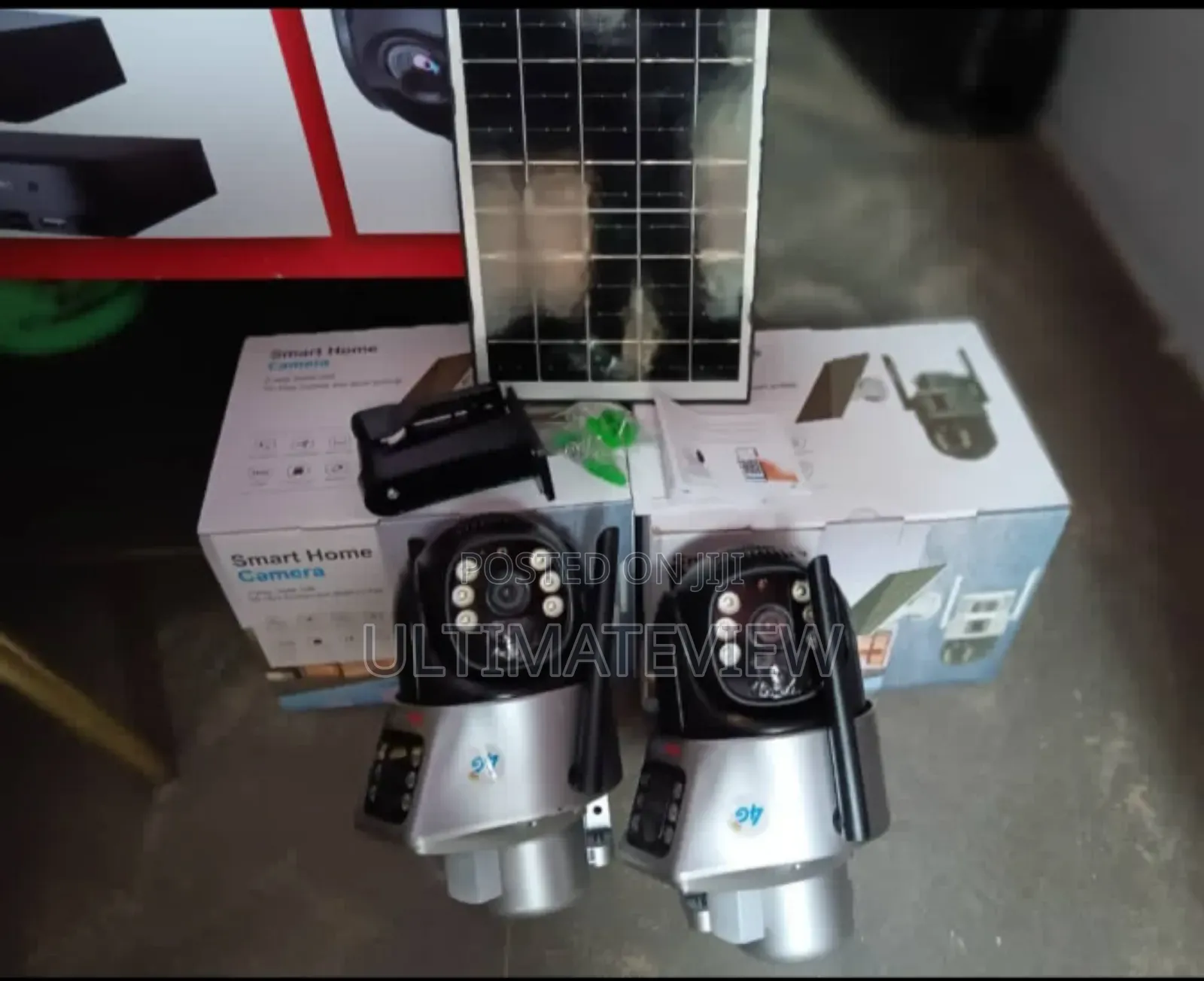 Sim Solar CCTV Camera 8mp Dual Lens