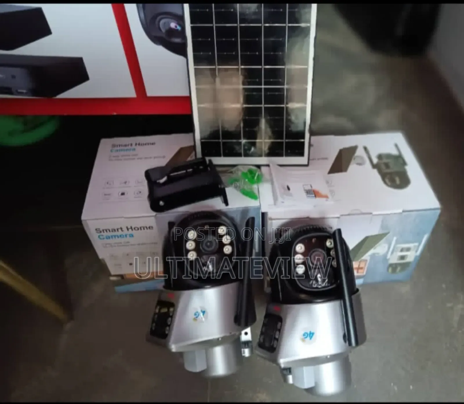 Solar Camera Dual Lens 4g 8mp