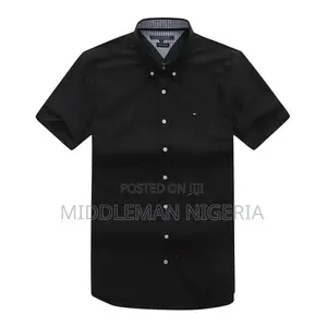 Tommy Hilfiger Plain Short Sleeves Shirts