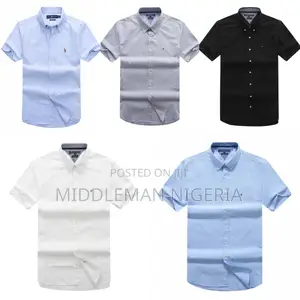 Tommy Hilfiger Plain Short Sleeves Shirts