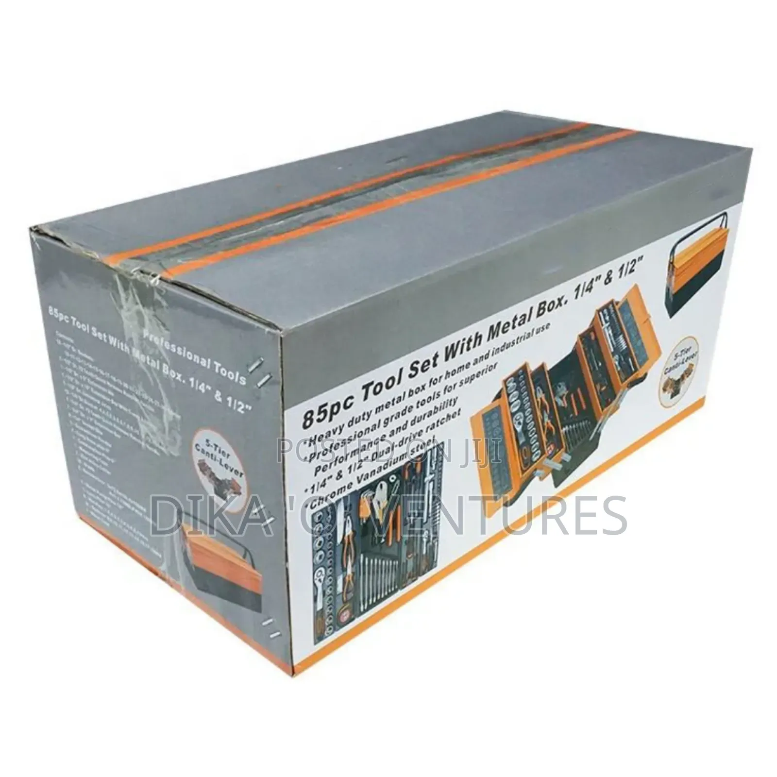 85pcs Portable Folding Tools Box Set Car