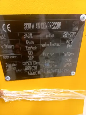 30hp Industrial Screw Air Compressor 22kw Available
