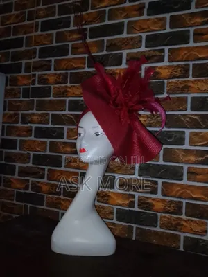 Brand New Classy Wine Color Turbanator With Flowers