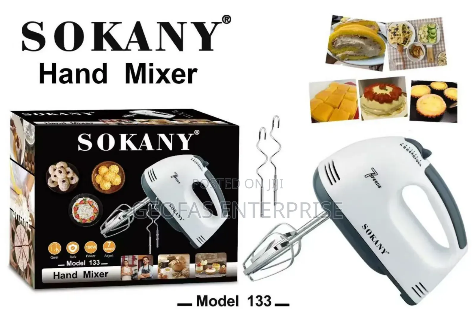 Original Sokany Hand Mixer Blender