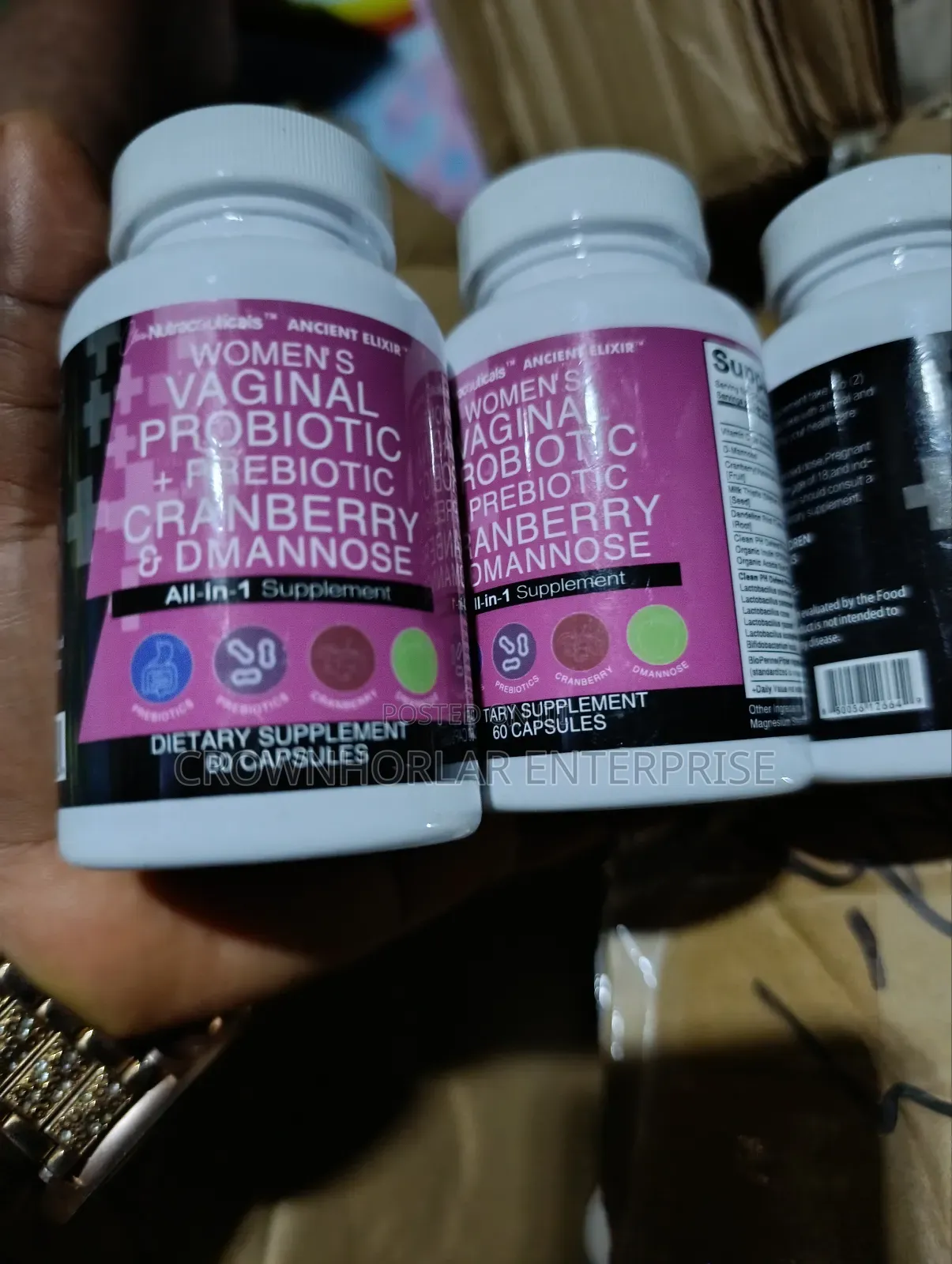 Womens Vaginal Probiotic+Prebiotic Cranberry Dmannose