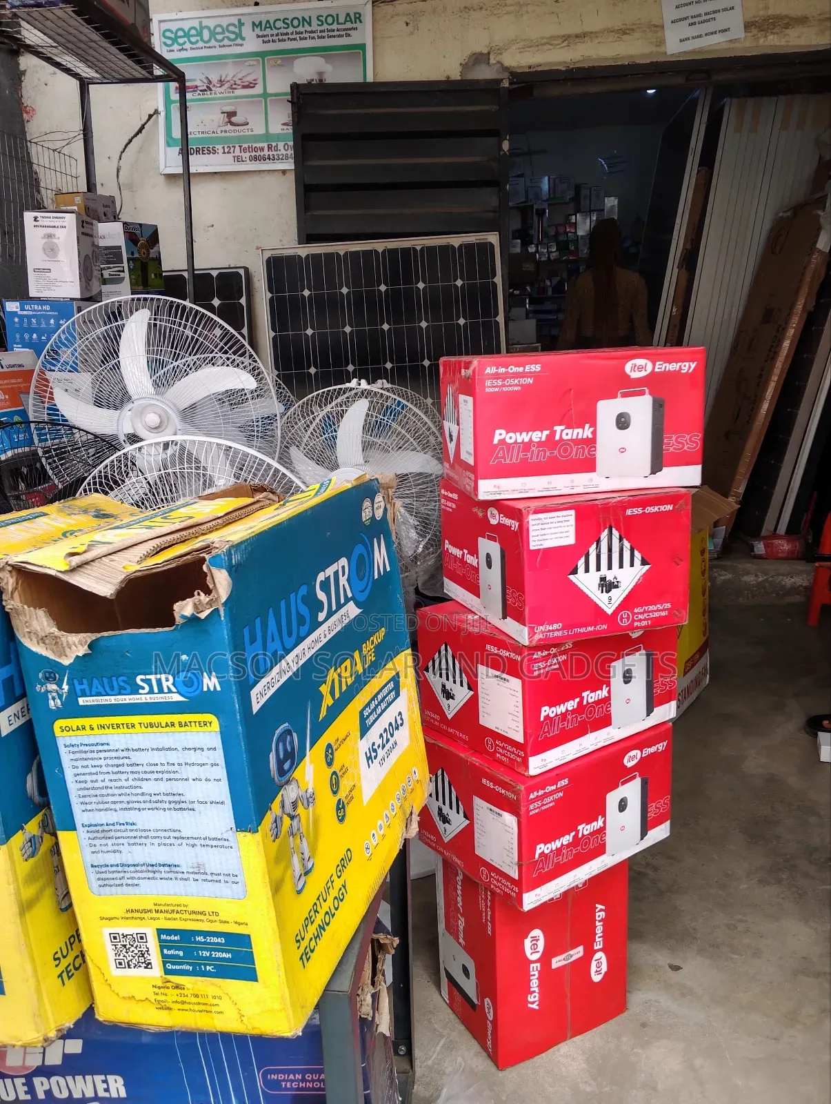 Itel Solar Power Tank