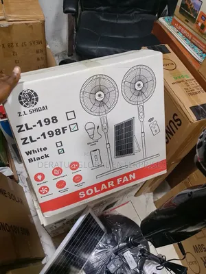 Zl Shidai Solar Rechargeable Fan 1 Bulb and Solar Panel