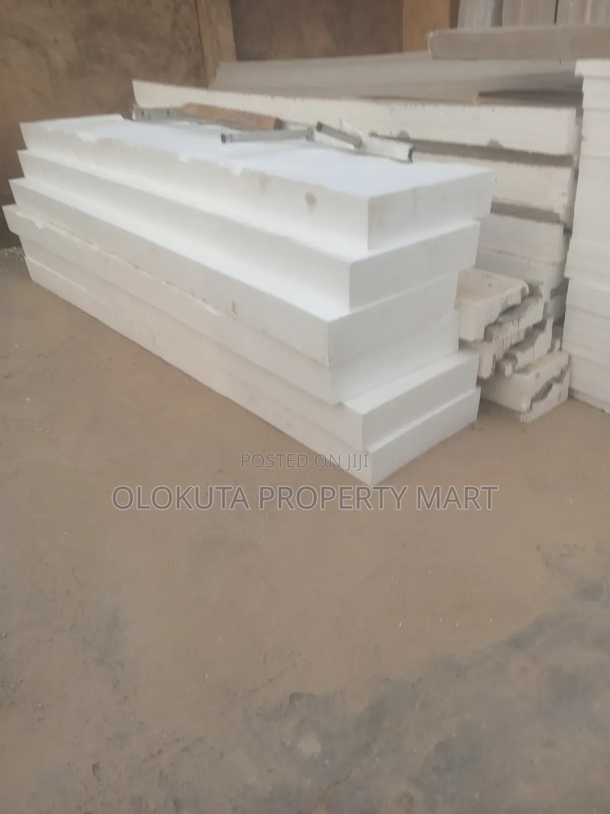 Polystyrene Board and Parapet Available at Olokuta Property Mart