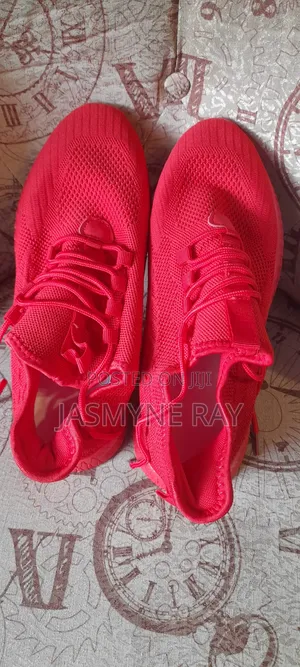 Classy Red Sneakers Size 39