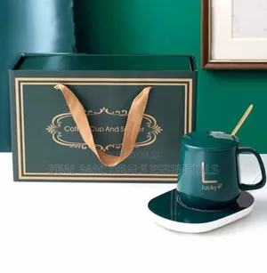 Lucky Ceramic Tea Coffee Cup With Warmer