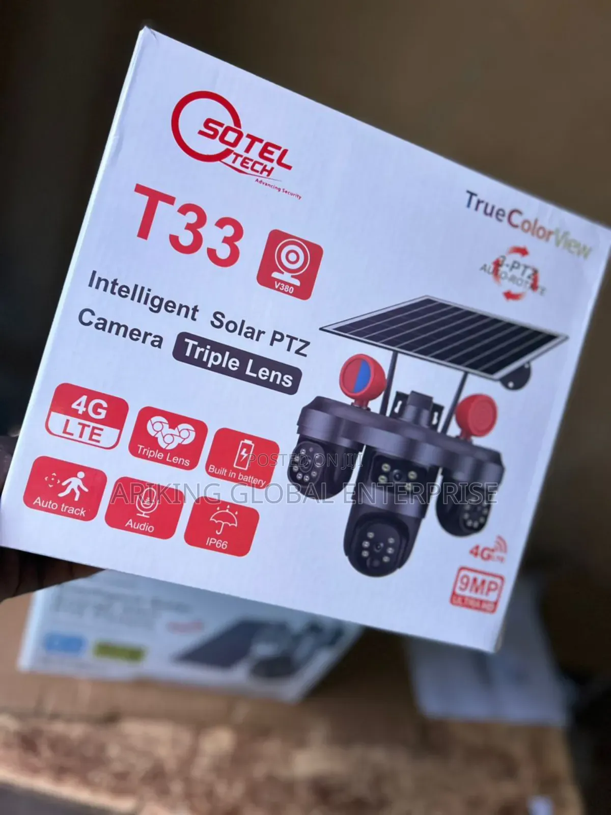 Brand New Intelligent T33 Solar PTZ Camera.