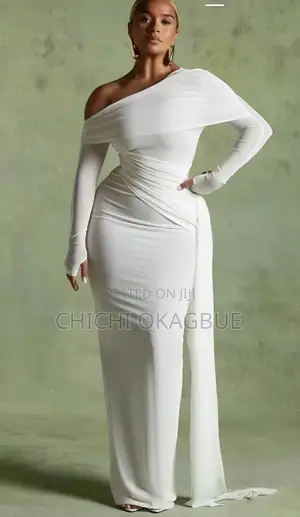White Mesh Dress