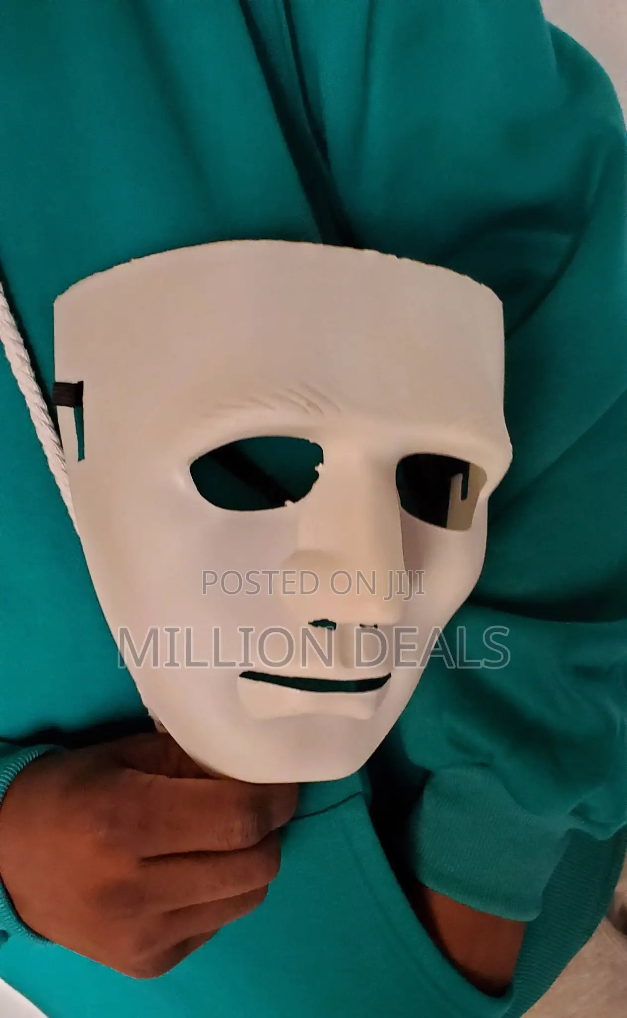 Ski Plastic Classic Men's Party Face Mask