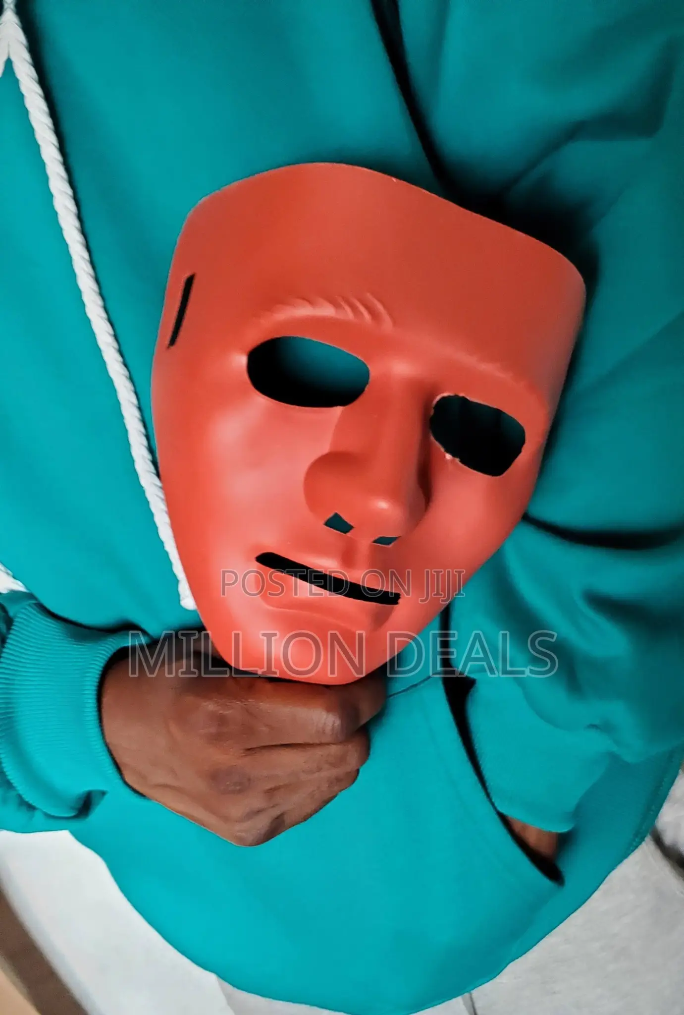 Ski Plastic Classic Men's Party Face Mask