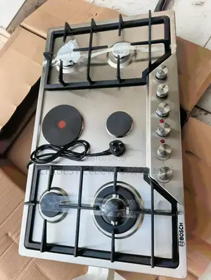 Original Bosch 90cm 6 Burners Built-in Gas Electric Cooker Hob 4+2