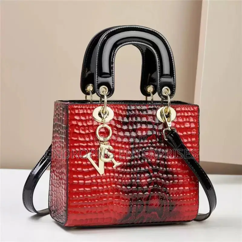 Lizard Pattern Princess Diana Handbag Bag