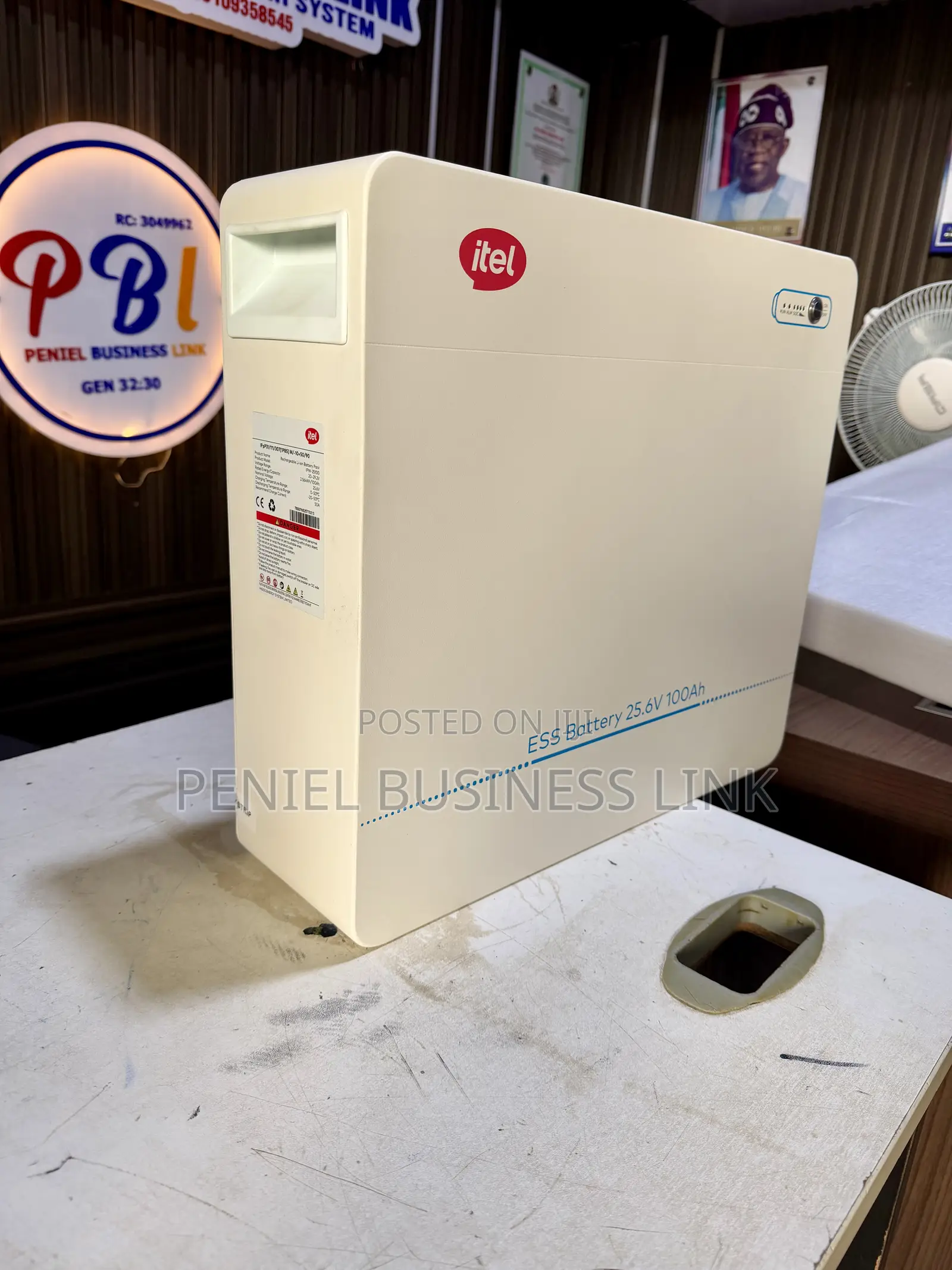 Itel 2.5kwh 24volts Lithium Battery
