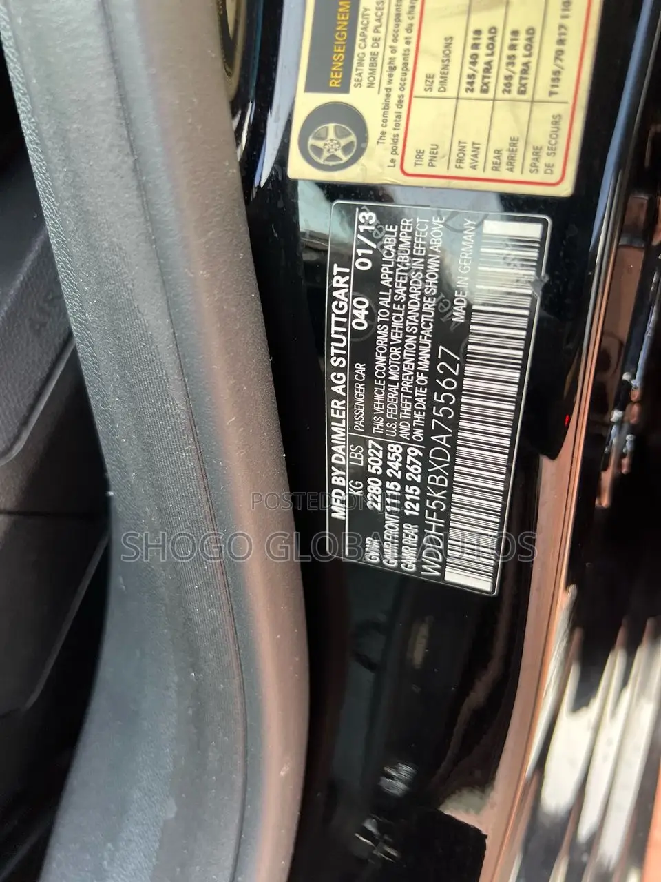 Mercedes-Benz E350 2013 Black
