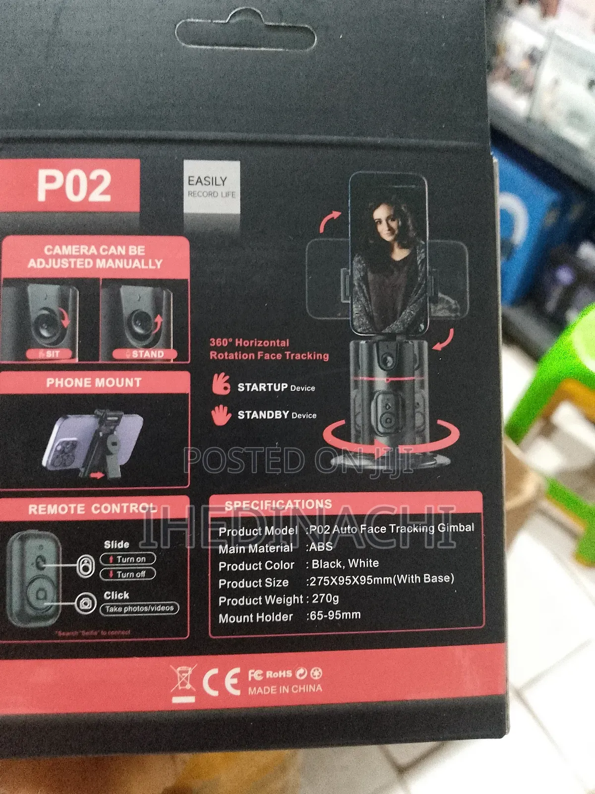 Po2 Auto Face Tracking Gimbal