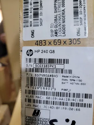 New Laptop HP 240 8GB Intel Core i3 HDD 1T