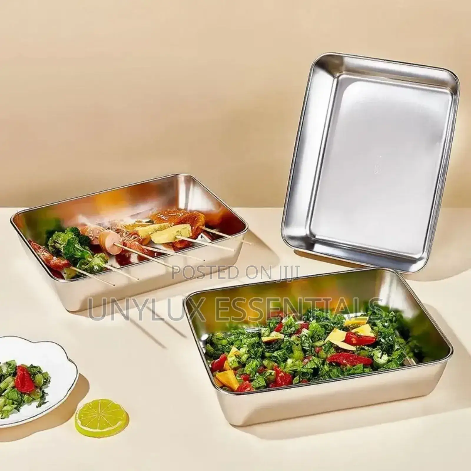 3pcs Stainless Steel Microwave Bowl