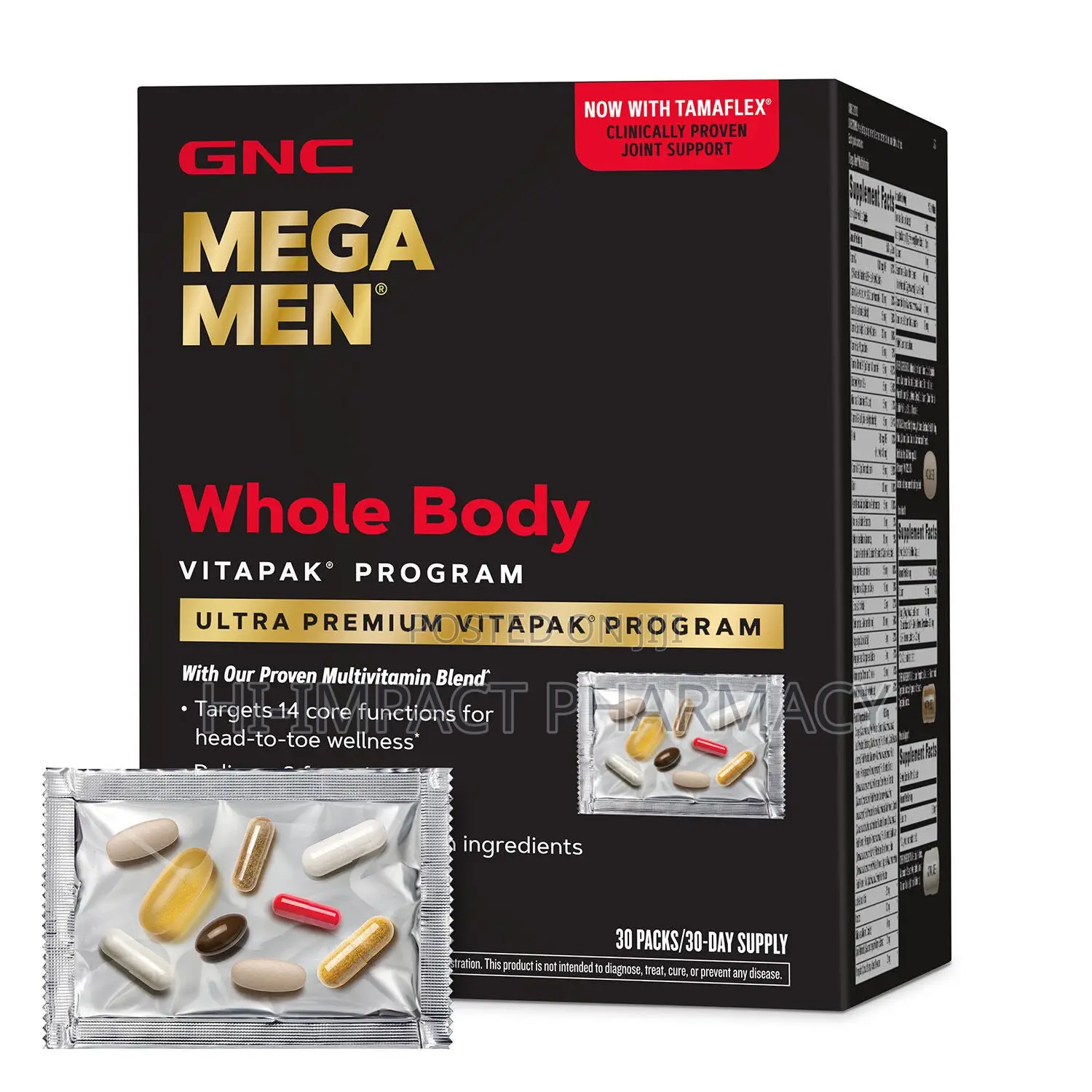 GNC Mega Men Wholebody X 30 Satchets